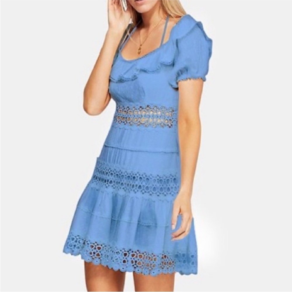 Free People Flax Flower cutout dress